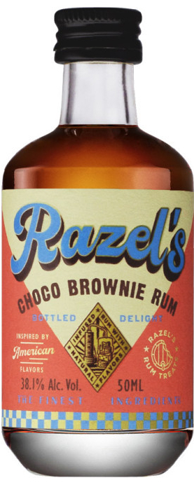 RAZEL\'S CHOCO BROWNIE RUM 38,1% 0,05 l (holá láhev) od 99 Kč