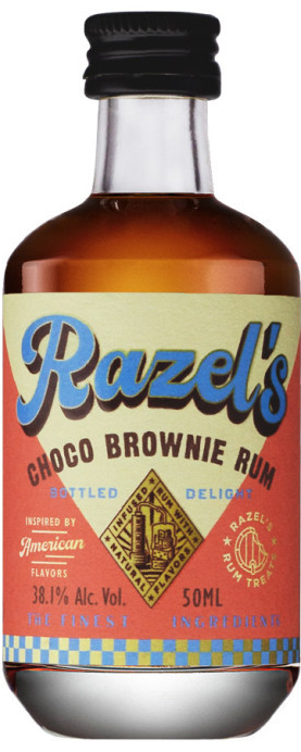 38,1% l Kč CHOCO (holá 0,05 RUM BROWNIE láhev) od RAZEL\'S 99