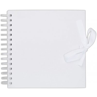 Album se spirálou 20,3x20,3cm/40 listů, bílé nezařazeno SCR101406 – Zboží Dáma
