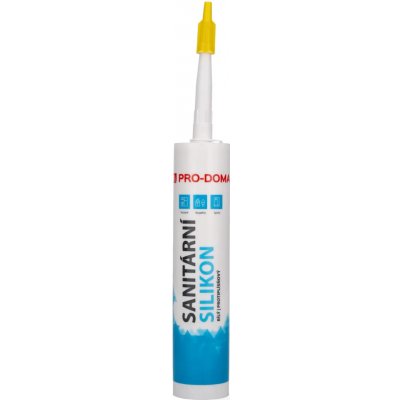 PRO-DOMA Silikon sanitární 310 ml bílá – Zboží Mobilmania