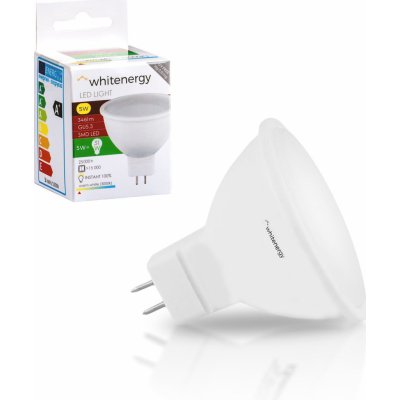 Whitenergy LED žárovka SMD2835 MR16 GU5.3 5W teplá bílá – Zboží Mobilmania