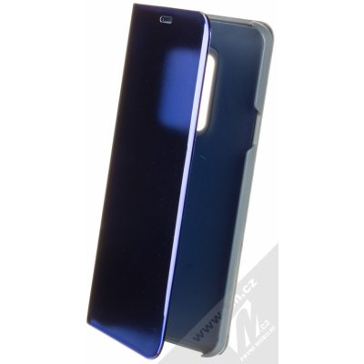 Pouzdro 1Mcz Clear View Square flipové Samsung Galaxy S9 Plus modré