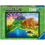 Ravensburger 171897 Minecraft Svět Minecraftu 1500 dílků – Hledejceny.cz