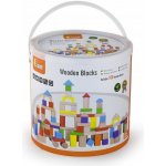 Viga dřevěná stavebnice 100 kostek – Zboží Mobilmania