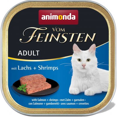 ANIMONDA Vom Feinsten Adult Salmon with shrimp 100 g – Hledejceny.cz