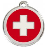 Red Dingo Známka včetně rytí Švýcarský kříž S 20 mm – Hledejceny.cz