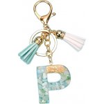 Přívěsek na klíče a kabelku Gaira 30814 Blue, Písmeno P – Zboží Mobilmania