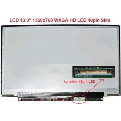 Asus U36S display 13.3" LED LCD displej WXGA HD 1366x768 lesklý povrch – Zboží Mobilmania