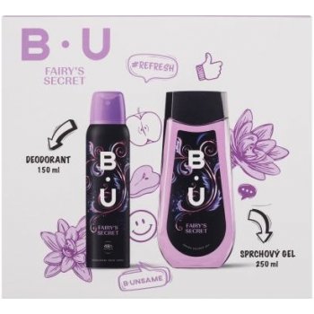 B.U. Fairy´s Secret sada deodorant 150 ml + sprchový gel 250 ml