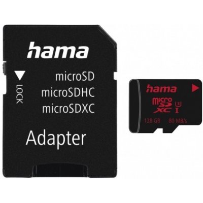 Hama microSDXC 128GB 13116 – Zbozi.Blesk.cz