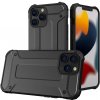 Pouzdro a kryt na mobilní telefon Apple Hurtel Hybrid Armor pancéřovaný hybridní pro iPhone 13 Pro Max černý 5907769326516