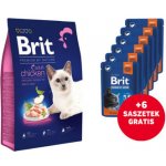 Brit Premium by Nature Cat Adult Chicken 8 kg – Zboží Dáma