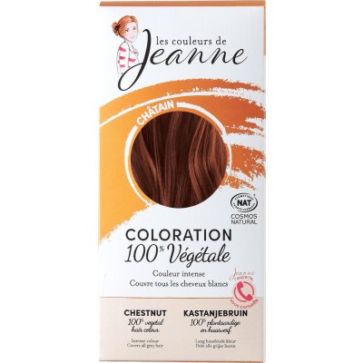 Les couleurs de Jeanne Barva na vlasy kaštanová 2 x 50 g