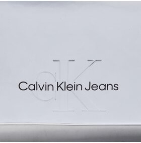 Calvin Klein Jeans kabelka Sculpted Wallet Ph Cb19 Mono S K60K611865 Stříbrná
