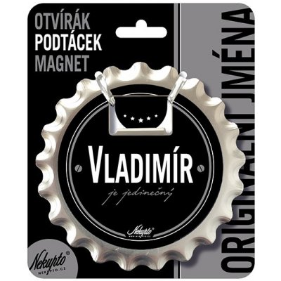 Nekupto Otvírák na pivo, podtácek se jménem - Vladimír – Hledejceny.cz