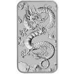 Perth Mint Stříbrná mince Dragon Rectangular Obdélník 1 Oz – Hledejceny.cz