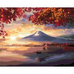 ZUTY Malování podle čísel JAPONSKO HORA A JEZERO 40 x 50 cm – Sleviste.cz