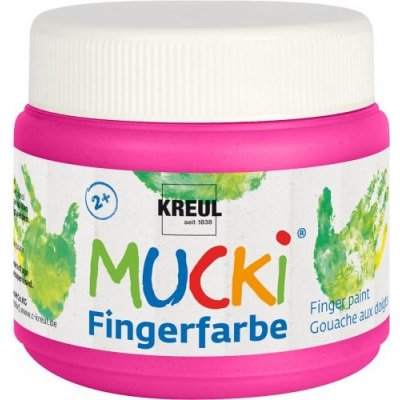 Mucki Prstová barva MUCKI růžová 150 ml – Zboží Mobilmania