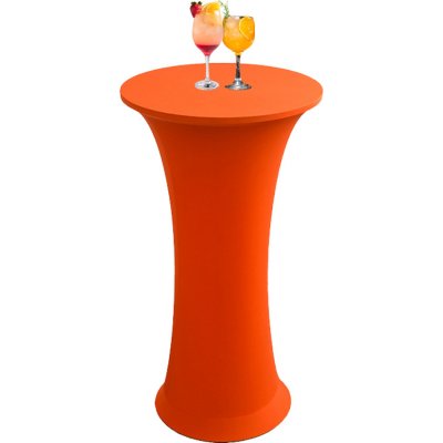 CANDeal Napínací potah na barový Bistro oranžová 80x110cm – Zboží Mobilmania