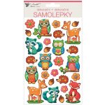 Anděl Samolepky - plastické - Lesní zvířata - 14 x 25 cm - 10431 – Zboží Dáma