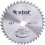 EXTOL PREMIUM Kotouč pilový s SK plátky, O 210x3,0x30mm, 40T (8803236) – Zboží Mobilmania
