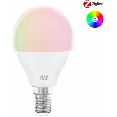 Eglo Chytrá LED žárovka, E14, P45, 4,9W, 470lm, 2700-6500K, teplá-studená bílá, RGB – Hledejceny.cz
