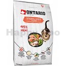 Krmivo pro kočky Ontario Cat Sterilised Salmon 6,5 kg