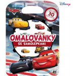 Omalovánky se samolepkami A4 Auta Kolektiv Brožovaná – Sleviste.cz
