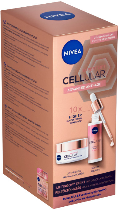 Nivea Cellular Expert Lift 3 - zónové sérum a denní krém 30 ml + 50 ml