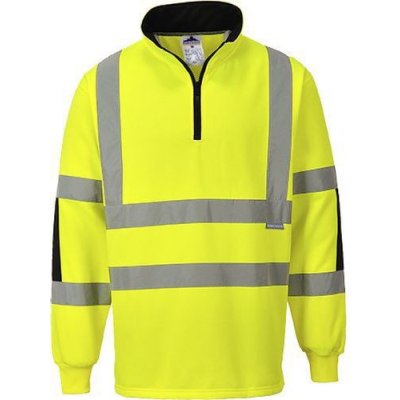 Portwest Reflexní mikina Xenon Rugby Hi-Vis žlutá 85495 – Zboží Mobilmania