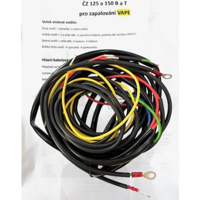 Elektroinstalace (VAPE) - ČZ 125 B,T – Zbozi.Blesk.cz