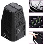 VidaXL černý 93,3 x 93,3 x 146 cm 1000 l – Zbozi.Blesk.cz