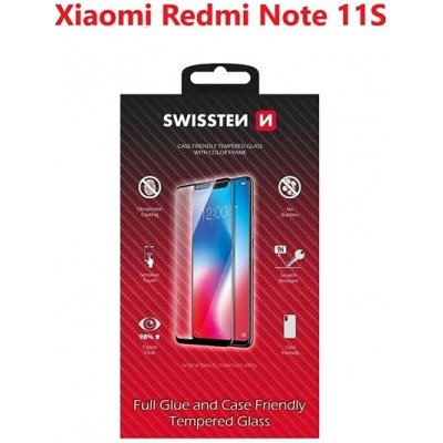 SWISSTEN 3D Full Glue pro Xiaomi Redmi Note 11S černé 54501831 – Zbozi.Blesk.cz