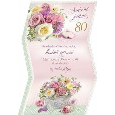 ARGUS Přání k 80. narozeninám 15-7081c80 – Hledejceny.cz