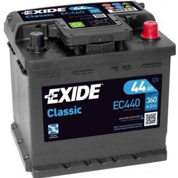 Exide Classic 12V 44Ah 360A EC440