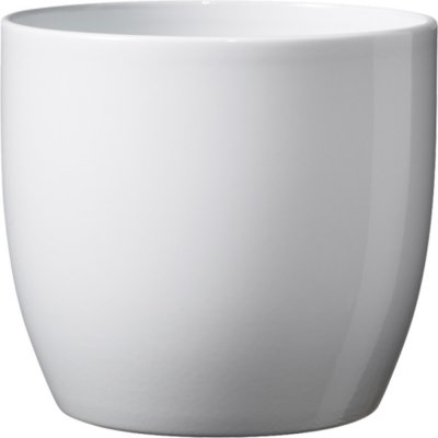 Soendgen Keramik Keramický květináč Basel lesklý 16 cm bílý – Hledejceny.cz