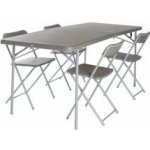 Vango ORCHARD XL 182 TABLE AND CHAIR SET grey Šedá stůl a židle – Zboží Mobilmania