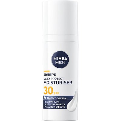 Nivea Men Sensitive Ochranný pleťový krém OF 30 50ml – Zboží Dáma