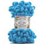 Alize příze Puffy 16 sytá tyrkysově modrá – Zbozi.Blesk.cz