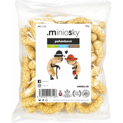 Minios Pohankové křupky 40 g – Zboží Dáma