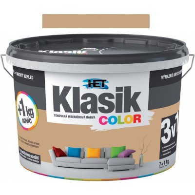 Het Klasik Color 0267 světle hnědý 7 + 1kg