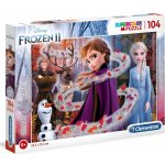 Clementoni brokát Frozen II Ledové království 20162 104 dílků – Hledejceny.cz