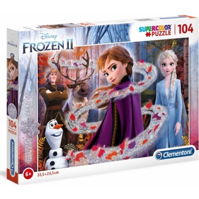 Clementoni brokát Frozen II Ledové království 20162 104 dílků – Zboží Mobilmania