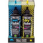 Muc-Off Wet + Dry Lube Twin Pack 2 x 120 ml – Zboží Mobilmania