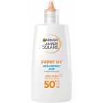 Garnier Ambre Solaire Sensitive Advanced Face SPF50+ krém na obličej s kyselinou hyaluronovou 40 ml – Zboží Dáma