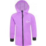 V-Mart Premium dívčí softshellová bunda s fleecem fialová – Sleviste.cz