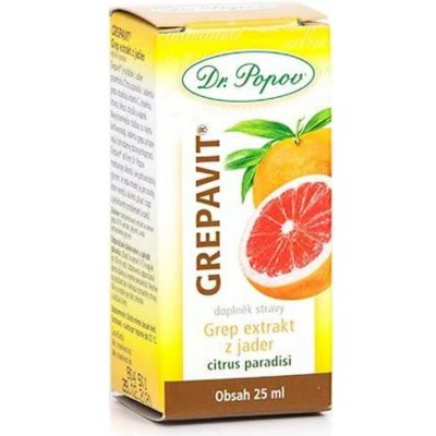 Dr.Popov Grepavit grep extrakt z jader gtt 25 ml – Hledejceny.cz