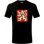 Znak malý První Republika československá 1918–1920 tričko dětské bavlněné Černá – Zboží Dáma