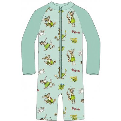 Dětský UV overal s dlouhým rukávem Geggamoja modrá Pettson and Findus – Zbozi.Blesk.cz