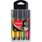 Maped Fluo Peps Max 4 ks – Zboží Živě